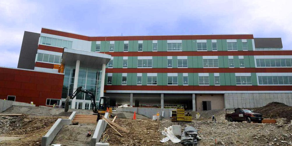 School construction site